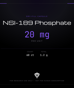 NSI-189 Phosphate  Dry-Fill Capsule 60ct/20mg/1.2g