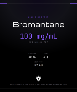 Bromantane  Liquid Dropper 30ml/100mg per ml/3g