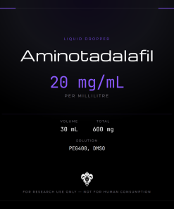 Aminotadalafil  Liquid Dropper 30ml/20mg per ml/600mg