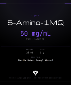5-Amino-1MQ  Liquid Vial 20ml/50mg per ml/1g