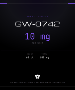 GW-0742  Dry-Fill Capsule 60ct/10mg/600mg