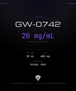 GW-0742  Liquid Dropper 30ml/20mg per ml/600mg