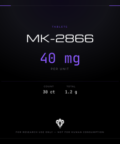 MK-2866  Tablets 30ct/40mg/1.2g