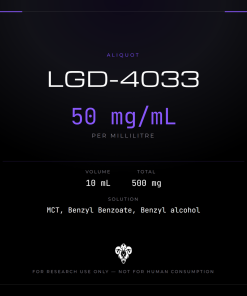 LGD-4033 (Ligandrol)  Aliquot Vial 10mL/50mg Per mL/500mg