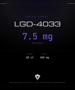 LGD-4033 (Ligandrol)  Dry-Fill Capsule 60ct/7.5mg/450mg