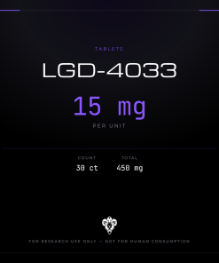 LGD-4033 (Ligandrol)  Tablets 30ct/15mg/450mg