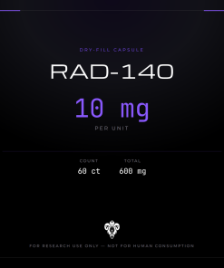 RAD-140 (Testolone)  Dry-Fill Capsule 60ct/10mg/600mg