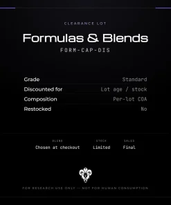 Formulas/Blends (Discounted/Clearance)