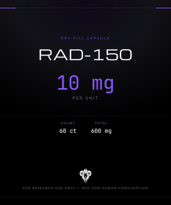 RAD-150 (TLB-150)  Dry-Fill Capsule 60ct/10mg/600mg