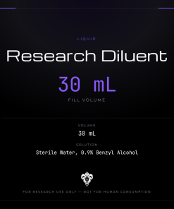 Research Diluent (0.9% Benzyl Alcohol in Purified H₂O)  Liquid Vial 30ml