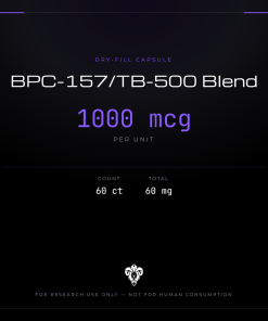 BPC-157/Thymosin Beta-4 Blend ( Dry-Fill Capsule 60ct/1000mcg/60mg)