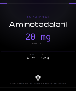 Aminotadalafil  Dry-Fill Capsule 60ct/20mg/1.2g