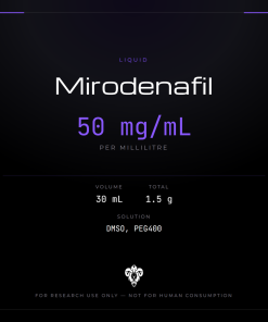 Mirodenafil  Liquid Dropper 30ml/50mg per ml/1.5g