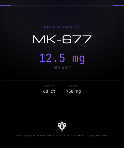 MK-677 (Ibutamoren)  Dry-Fill Capsule 60ct/12.5mg/750mg