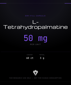 L-Tetrahydropalmatine (L-THP)  Dry-Fill Capsule 60ct/50mg/3g